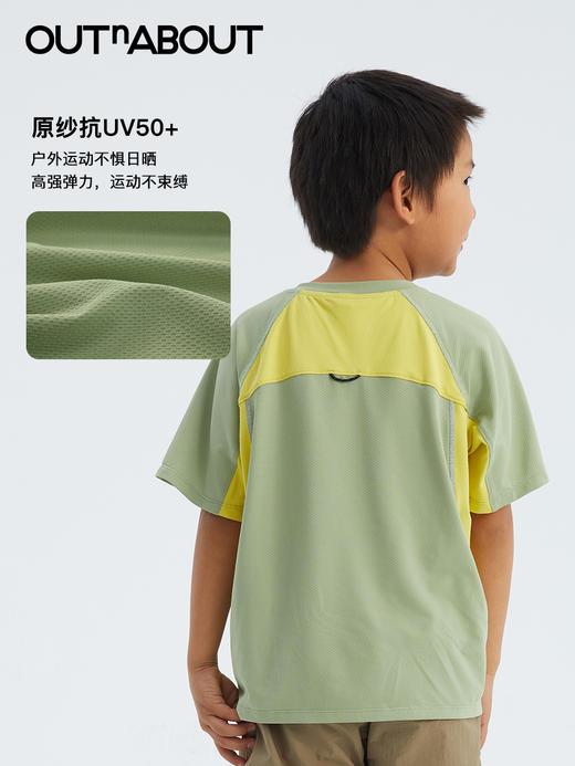 OUTnABOUT出门走走 24ss拼色速干短袖T恤 商品图3