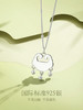 Fanci范琦×宫主平安锁项链女s925银和田玉长命锁小众轻奢高级生日礼物送女友 商品缩略图2