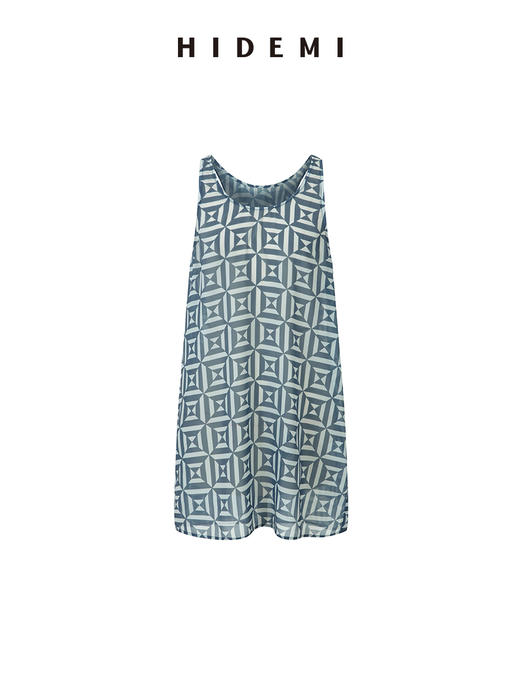 HIDEMI “我们做印花”经典几何图形印花垂顺套装 短袖上衣/阔腿裤/长袖衬衫 商品图14
