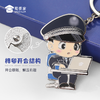 【因公致秃钥匙扣】趣味钥匙扣 男女包包合金挂件挂饰 商品缩略图2