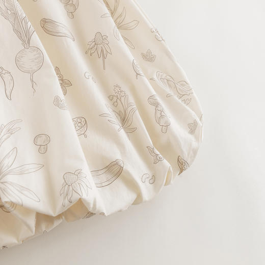 【马克珍妮 芦芙】2024年夏装女童清新果蔬纯棉花苞背心裙240367 商品图4