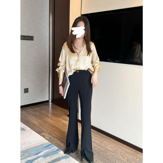 秋季特价 2404304    ce 金属扣喇叭裤 商品图10