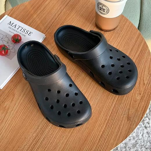 【舒适轻便,时尚百搭！】夏日轻舞，包头显气质；厚底时尚，百搭好搭配。防滑耐磨，穿着舒适轻便。靓丽上脚，让你倍感显瘦！ 商品图5