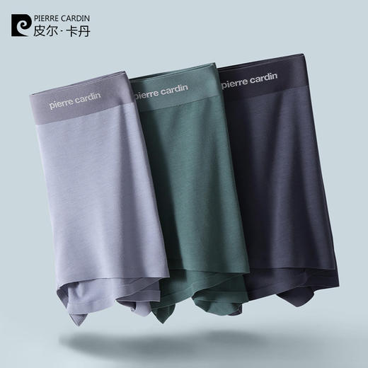 皮尔卡丹男士内裤无痕抗菌平角裤莫代尔短裤四角裤夏季冰丝薄款 商品图0
