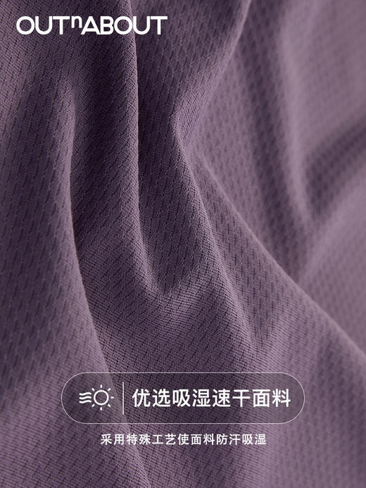 OUTnABOUT出门走走 24ss拼色速干短袖T恤 商品图4
