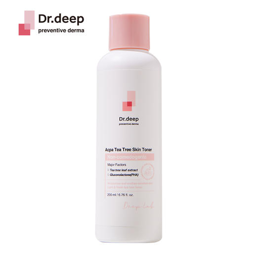 DR.DEEP/缔怡肤茶树柔肤水控油收缩毛孔平衡水油保湿紧致 商品图4