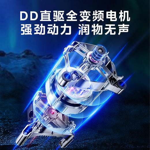 美的（Midea）全自动10公斤滚筒洗衣机 大容量蒸汽消毒洗 DD直驱变频电机 家用变频除菌除螨触控彩屏 【单洗款】MG100-910ADE 商品图3