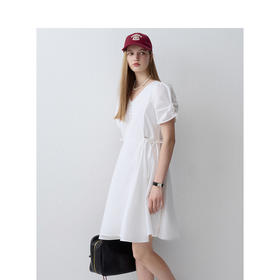 TeenieWeenie小熊简约连衣裙女夏季女短裙TTOW242513T