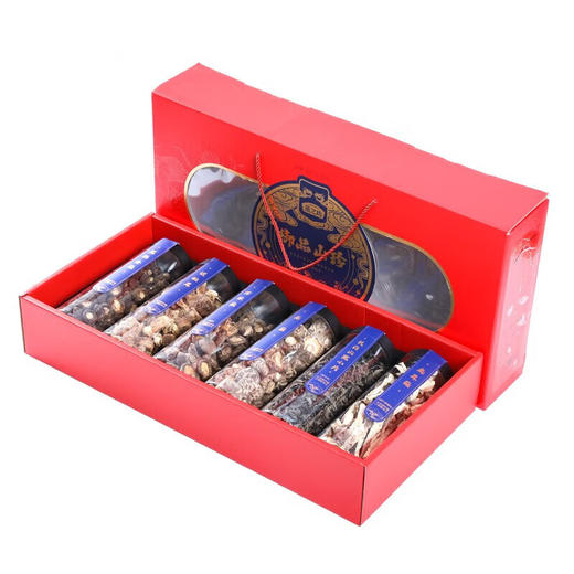 燕之坊 南北干货 御品山珍礼盒880g 黑木耳鹿茸菇珍珠菇姬松茸企业团购 商品图0