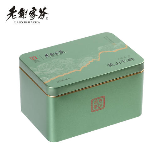 老谢家茶黄山毛峰雨前春茶大师茶方60克罐装 商品图3
