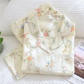 【20色！】棉质高档睡衣女春秋季长袖韩版休闲家居服大码套装月子服