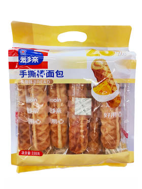 338g爱乡亲手撕面包棒奶酪味