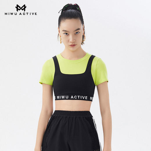 【清仓不退换】迷悟MW10T004撞色紧身T恤 商品图7