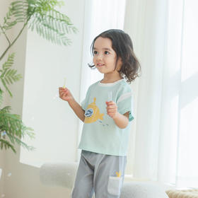 棉果果夏季新品男童纯棉短袖T恤M212140224280