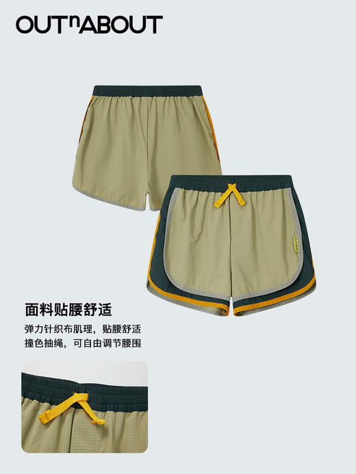 OUTnABOUT出门走走 24ss弹力速干沙滩短裤 商品图3