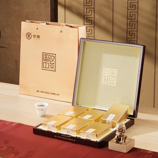 海堤茶叶 国饮中茶系列 CT3180P牛栏坑水仙 岩茶100g/盒 商品图2