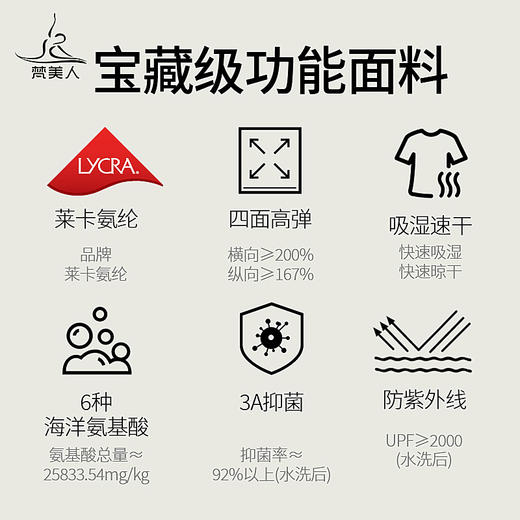 梵美人F7010  瑜伽七分裤 莱卡塑型面料 金标 无尴尬线 商品图4