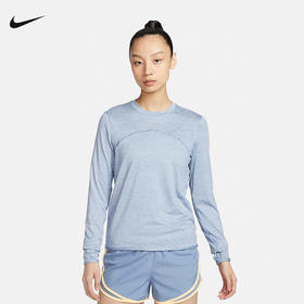 Nike/耐克春季新款女子跑步运动休闲圆领长袖针织T恤FB4298-440