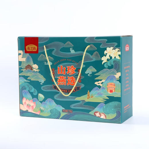燕之坊 干货 山珍燕选礼盒776g 臻选笋干虫草花银耳香枣组合企业团购 商品图0