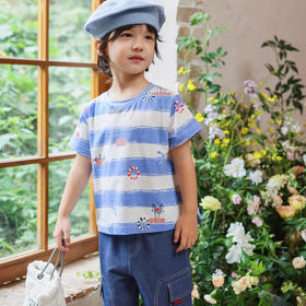 棉果果夏季新品男童纯棉短袖T恤M212140224259