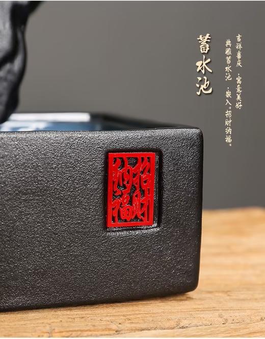 【清仓特惠4折，仅2件，无货退款】锦绣--招财纳福流水摆件/招财进宝-灯圈流水摆件（大号）/观池迎客松流水摆件自行组装摆件（无雾化器） 商品图6