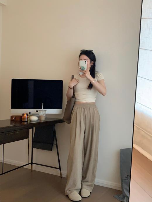 <曾小咸推荐>  空气肌理裤 日常109/件 189/两件 活动价69.99/件 135/两件 ！【预售款，预计3-15天发货】 商品图10