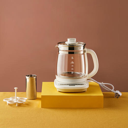 小熊（Bear）养生壶煮茶器烧水壶电热水壶迷你玻璃花茶壶保温热奶壶 YSH-C18Z2 商品图0