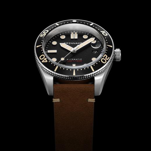 英国SPINNAKER三角帆Croft MidSize复古机械表潜水防水夜光SP5100 商品图0