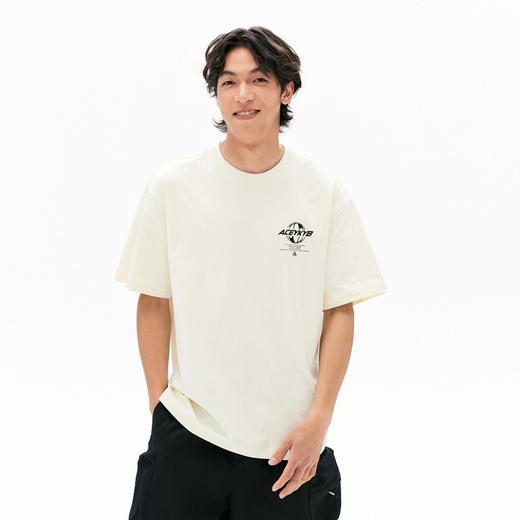 YKYB印花短袖潮流水洗高街tee中性2025夏新款半袖美式复古宽松t恤 商品图1