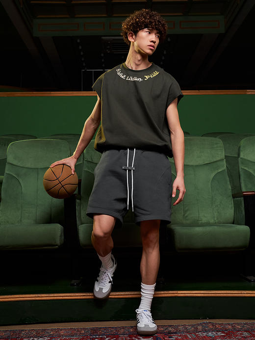 有志者UZISx卡米然联名荣耀系列 男夏季宽松篮球短裤 商品图3