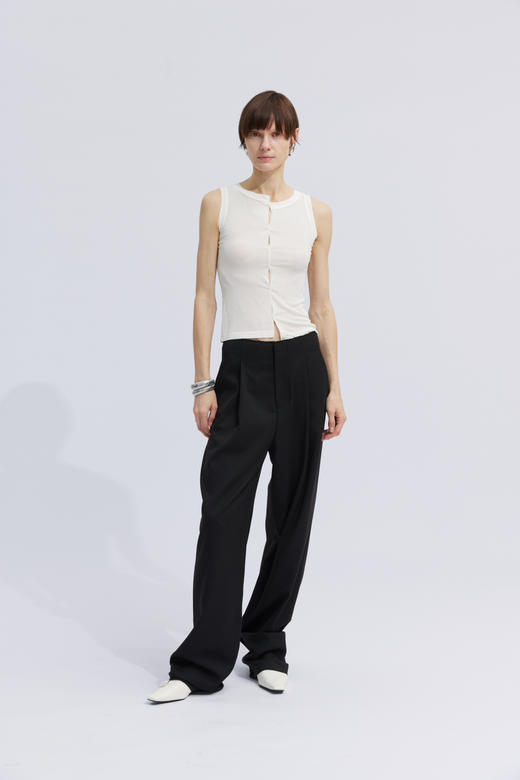 解构不对称镂空吊带 商品图0