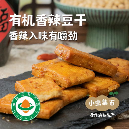 有机香辣豆干 120g/袋 | 合作农友生产，产自河北承德，生产者：姚计峰 &【公平贸易农人定价】 商品图0