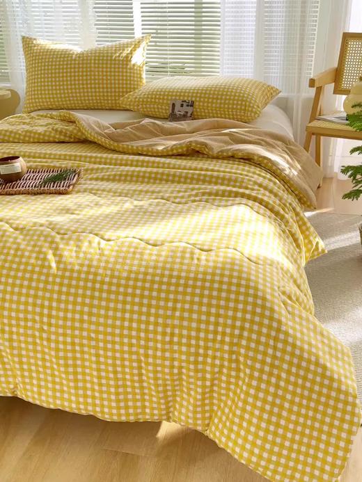 无印风格子云朵棉夏被200*230cm 商品图14