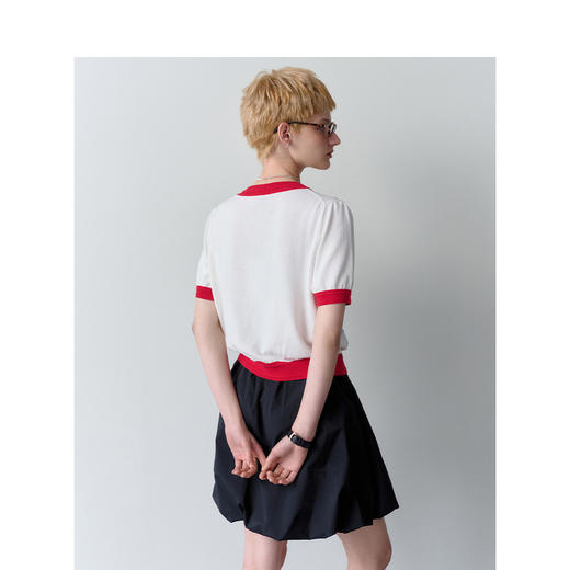 TeenieWeenie小熊卡通毛针织开衫女夏季女毛衫TTCK242511T 商品图4