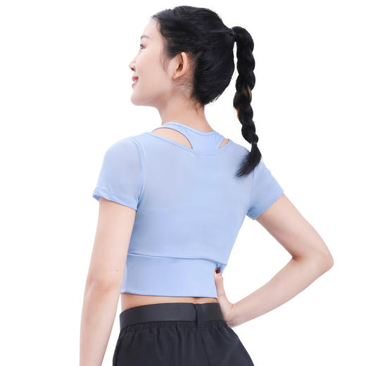 BWELL网纱速干运动短袖BWY7507 商品图1