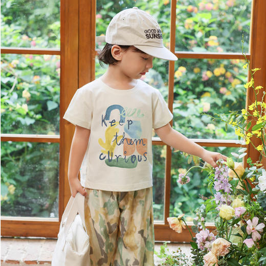 棉果果夏季新品男童索罗娜短袖T恤M212140224274 商品图1