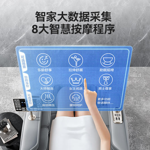 海尔（Haier）按摩椅家用全身零重力全自动多功能电动按摩沙发椅子4D智能语音豪华太空舱H3-301SU1 商品图6