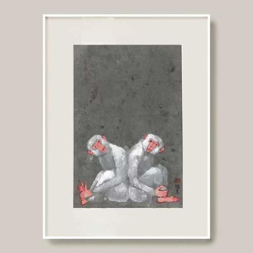 薛继业水墨连框高精版画47*35有框客厅卧室卫生间走廊装饰画 商品图6