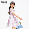 女童短袖连衣裙夏新款纯棉吸湿透气清新甜美洋气安奈儿童装EG423120 商品缩略图1