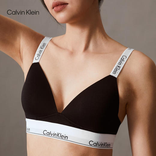 CKU【摩登引力带】新款女士无钢圈薄垫深V文胸QF7622AD 商品图7