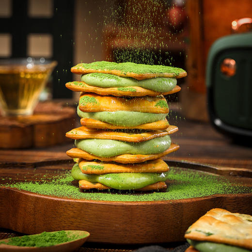 【撩动你的味蕾，牛轧糖夹心饼干】香葱牛轧糖夹心饼干，咸鲜葱香饱满层次，蔓越莓芝士抹茶糕点网红零食下午茶QQ 商品图6
