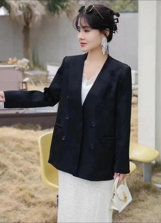 清货（NO 退）清仓 喜出-新中式8905重工提花西服外套 商品图1