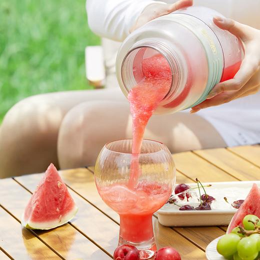 小熊（Bear）榨汁杯榨汁机1L 一杯双饮 12叶刀 Tritan安心材质 超大电池 一杯双盖 LLJ-P10Q5【ZMD安心系列】 商品图4