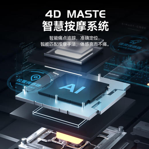 海尔（Haier）按摩椅家用全身零重力全自动多功能电动按摩沙发椅子4D智能语音豪华太空舱H3-301SU1 商品图3