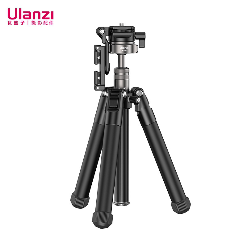 Ulanzi优篮子MT-63轻量可携式mini反折三脚架手机相机通用超轻专业摄影摄像三角架旅行vlog影片拍摄支架可登机