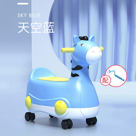 【大号儿童马桶坐便器 宝宝男女小孩便尿盆】卡通婴幼儿骑马座便凳 一车两用  商品图6