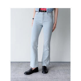 TeenieWeenie小熊卡通牛仔裤女夏季女长裤TTTJ242504T
