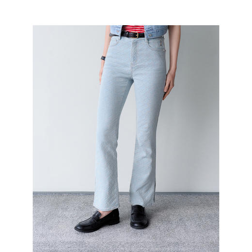 TeenieWeenie小熊卡通牛仔裤女夏季女长裤TTTJ242504T 商品图0