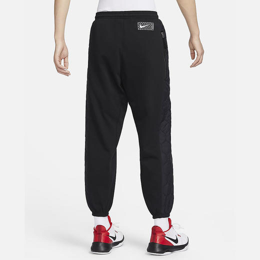 Nike/耐克男裤速干加绒拼接篮球长裤春季新款黑色卫裤FN2671-010 商品图1