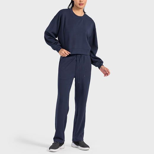 BWELL空气层圆领长袖T恤BWY7587 商品图5